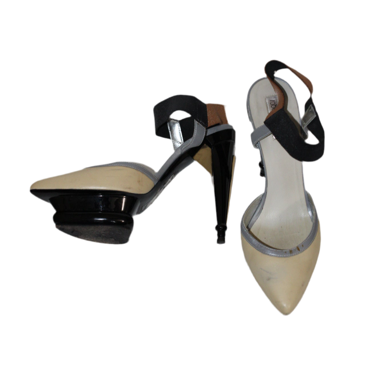 2009 Roberto Cavalli Colorblock Pump EU 37