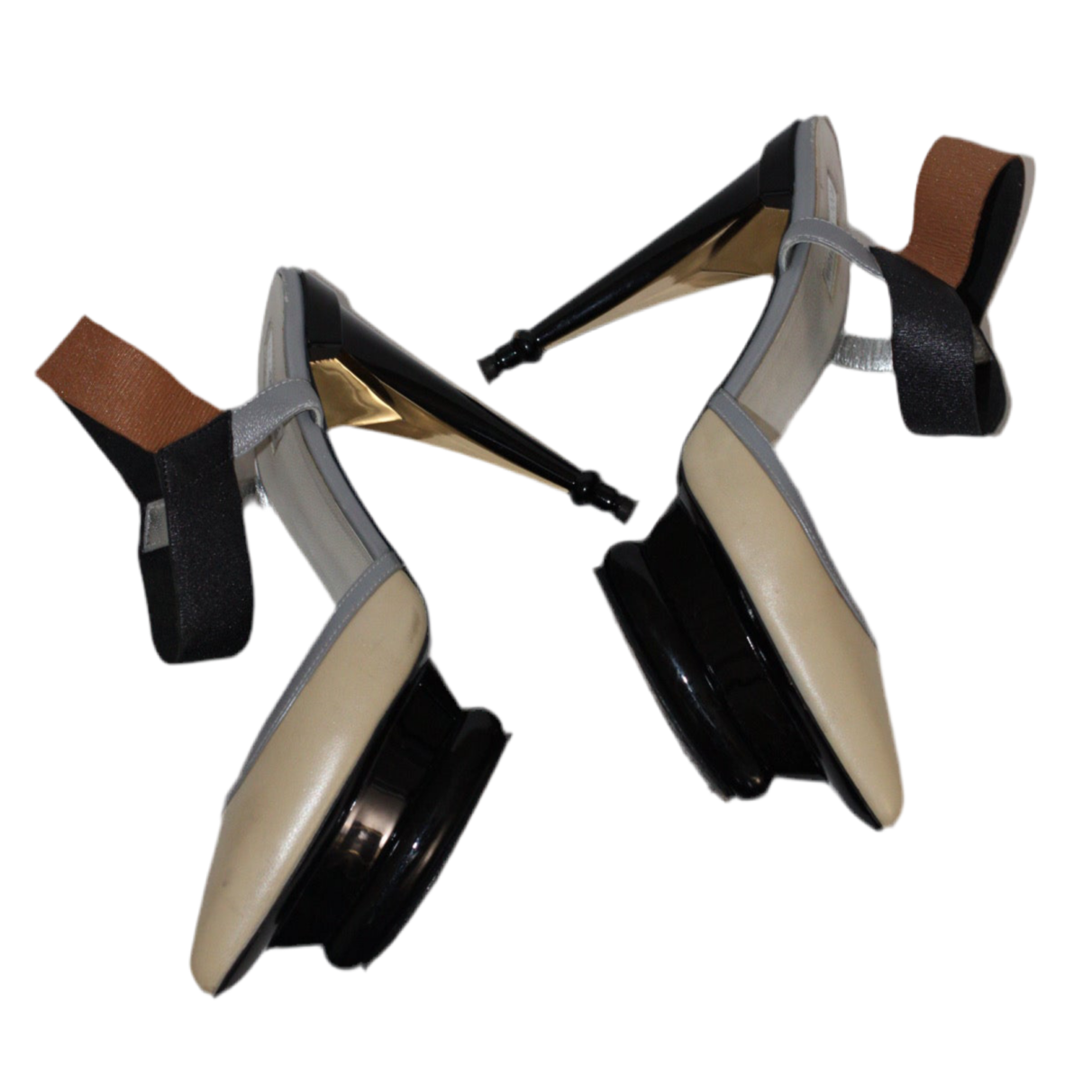 2009 Roberto Cavalli Colorblock Pump EU 37