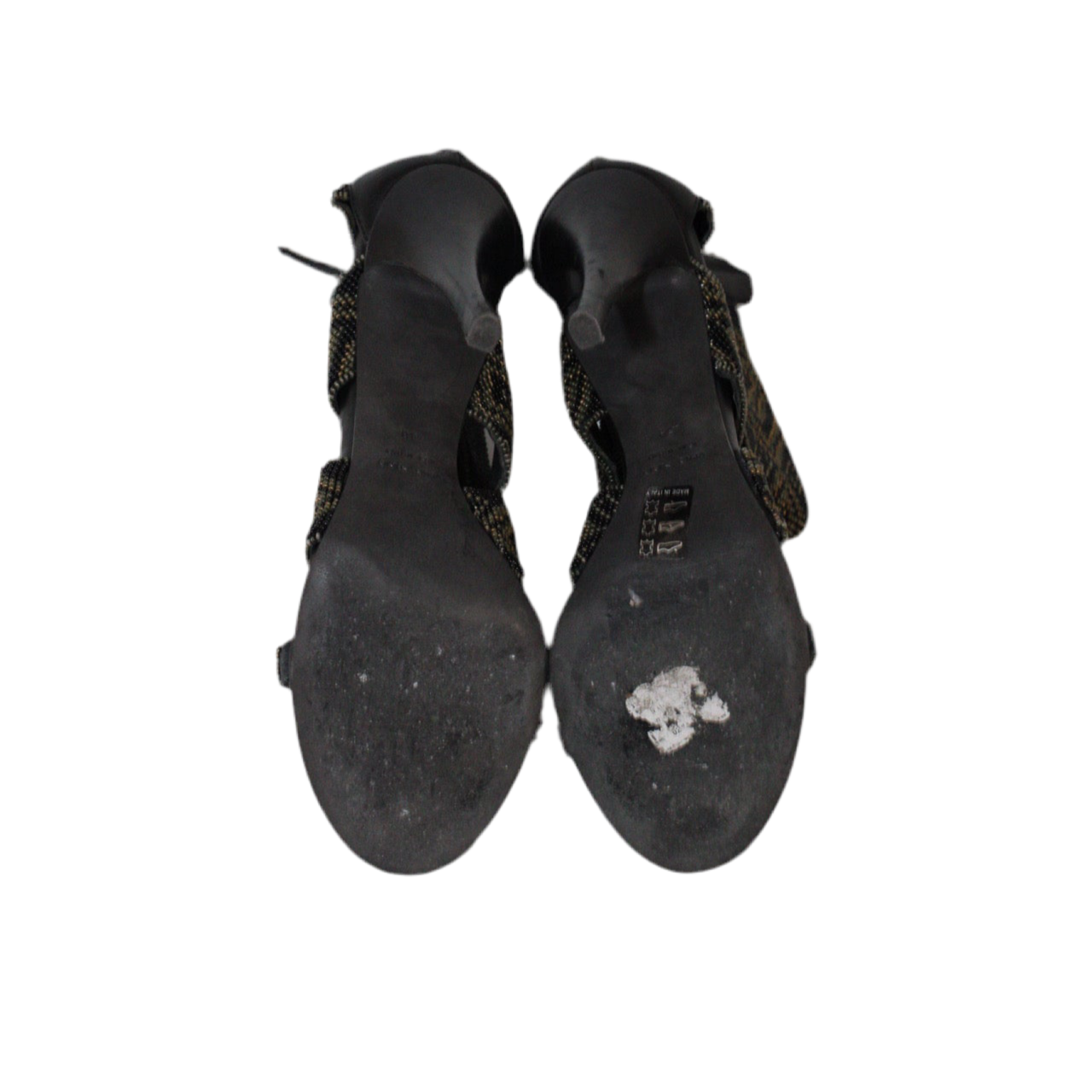 2010 Giuseppe Zanotti x Balmain Beaded Sandal EU 37