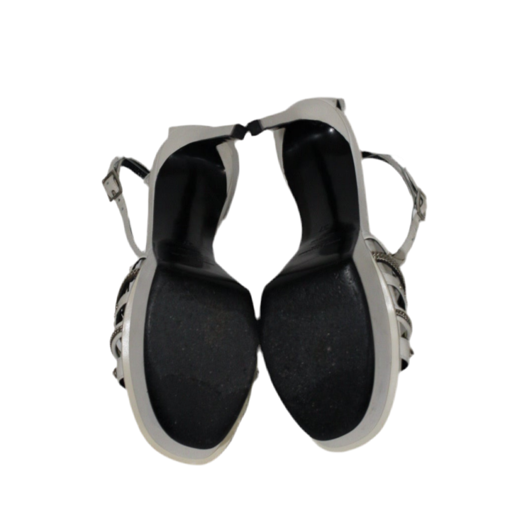 Saint Laurent Leather T-Strap EU 37