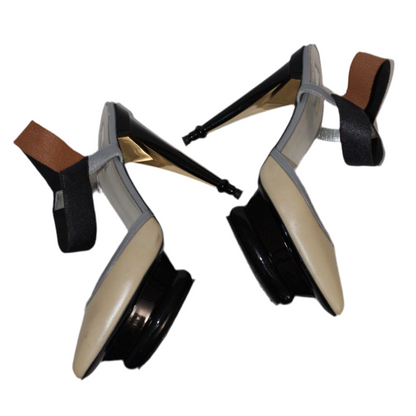 2009 Roberto Cavalli Colorblock Pump EU 37
