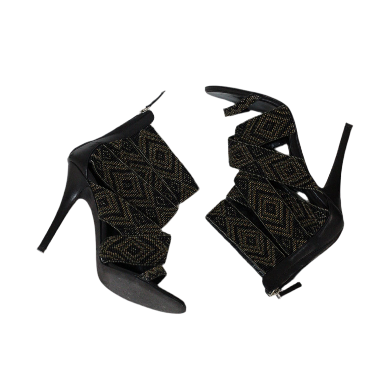 2010 Giuseppe Zanotti x Balmain Beaded Sandal EU 37