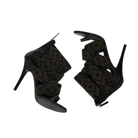 2010 Giuseppe Zanotti x Balmain Beaded Sandal EU 37