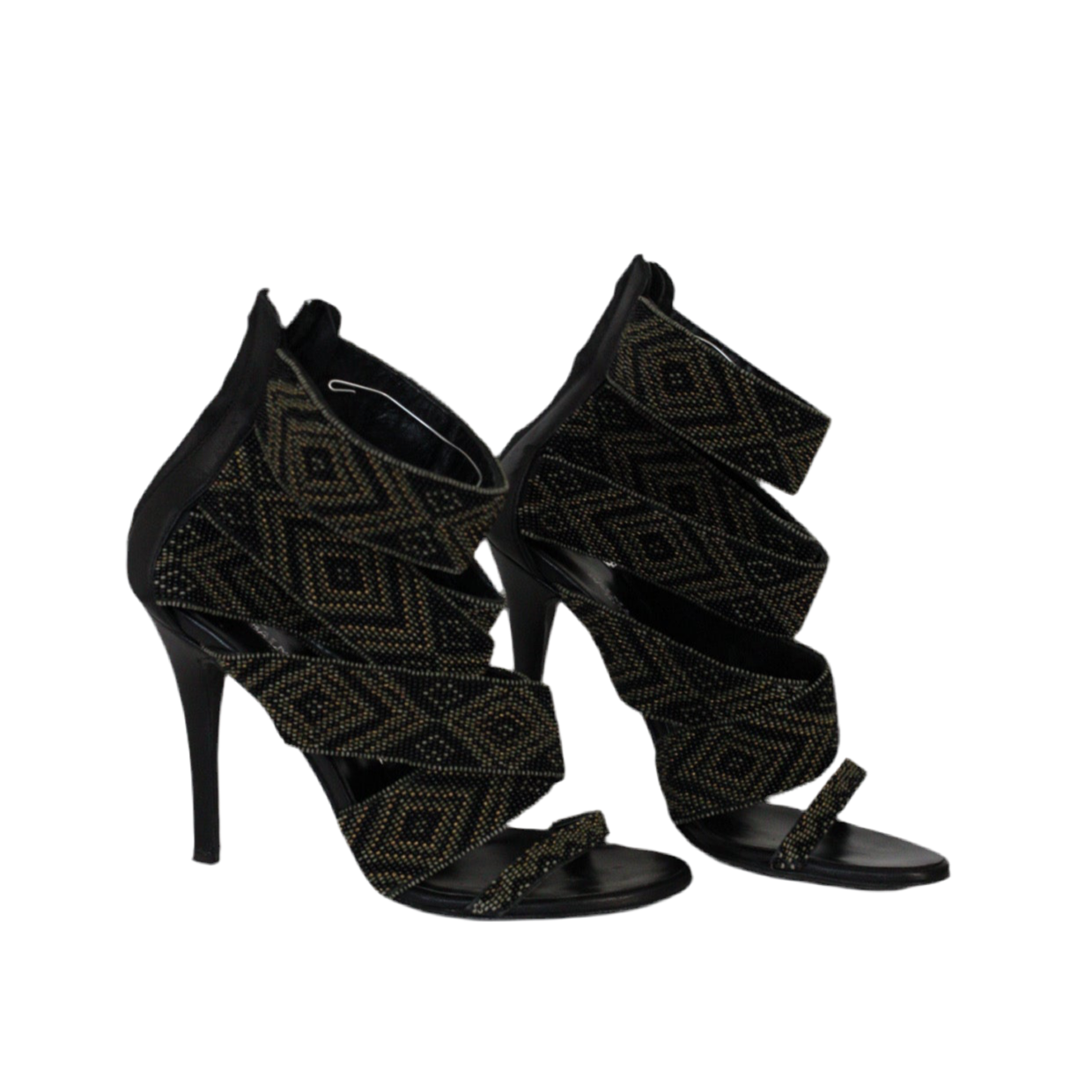 2010 Giuseppe Zanotti x Balmain Beaded Sandal EU 37