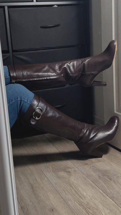 2008 Gucci Sachalin Leather Boots EU 38